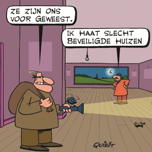 Cartoon inbraak gebruikt met toestemming van de provincie Vlaams-Brabant