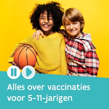 Vaccinatie 5-11-jarigen - campagnebeeld